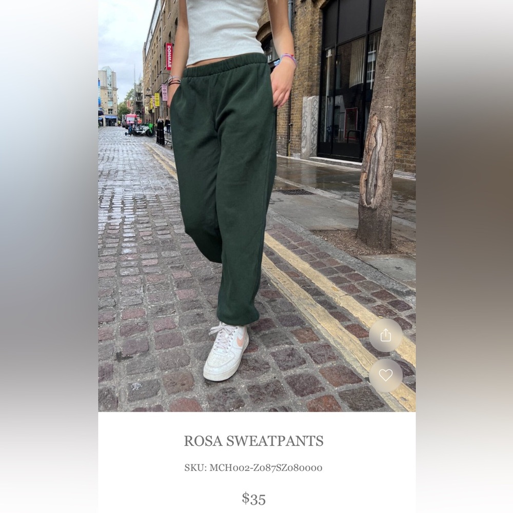 Brandy Melville Rosa Joggers